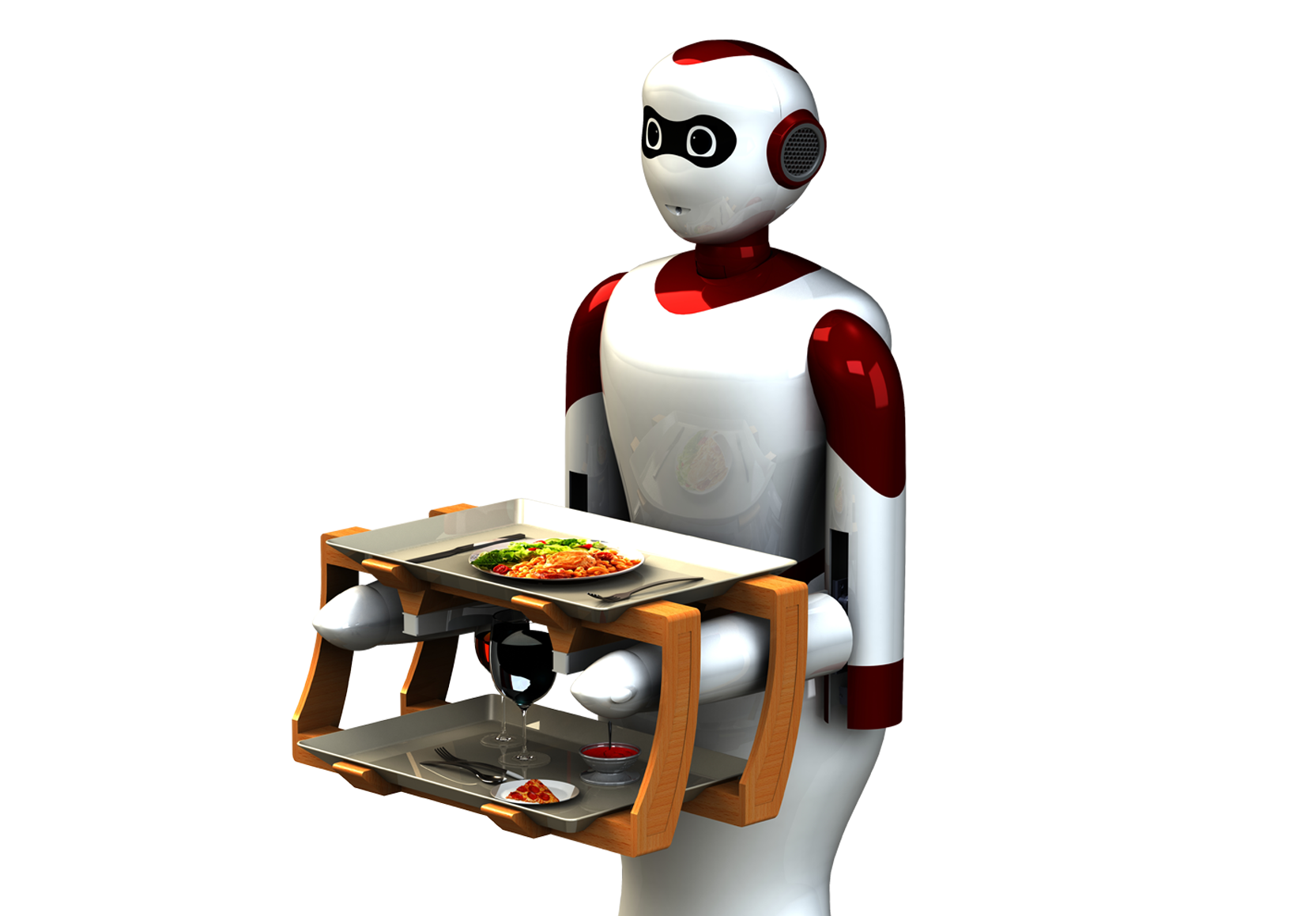 World class waiter robot made in nepal by Paaila Technology.